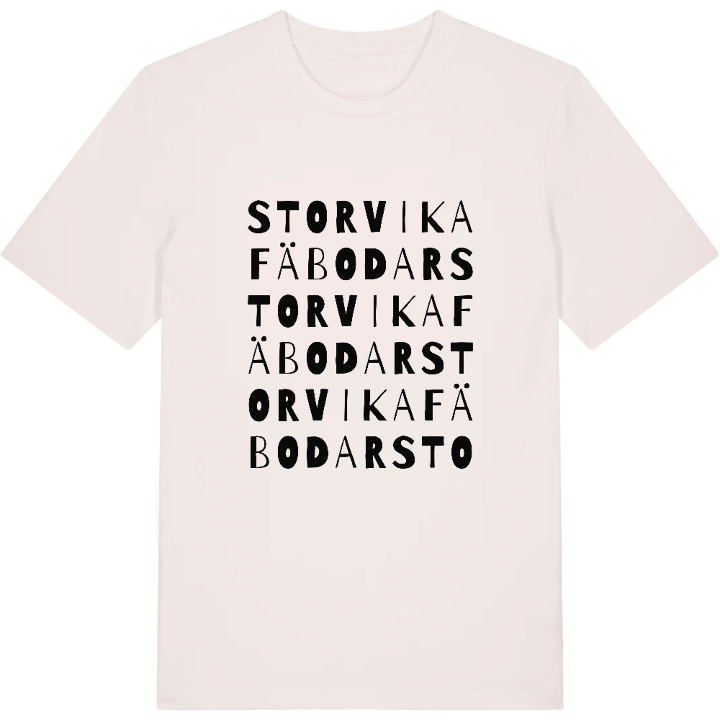 Storvika fäbodar ordlek t-shirt – t-shirt från PinShirt