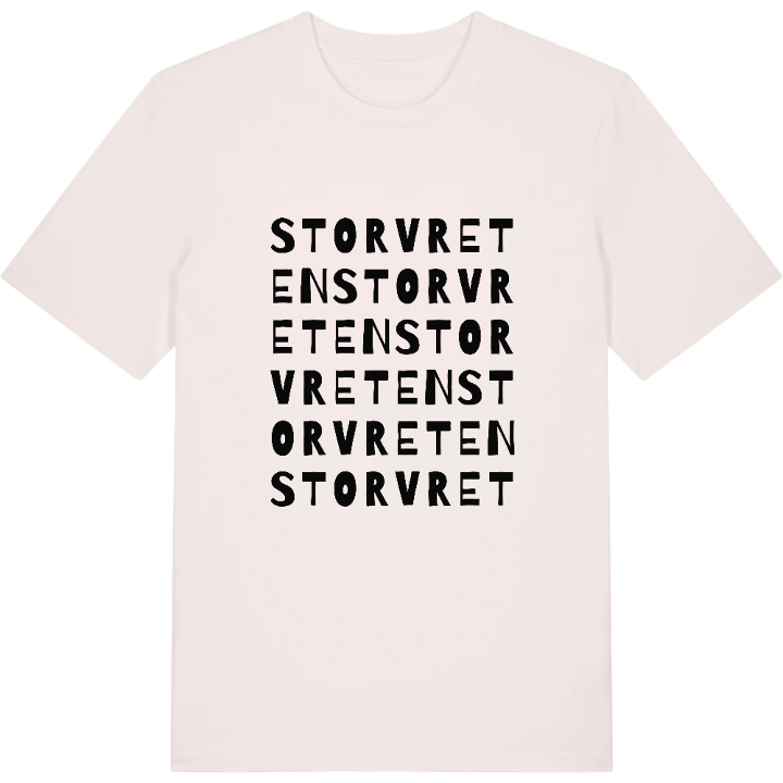 Storvreten ordlek t-shirt – t-shirt från PinShirt