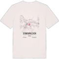 Straßwalchen karta t-shirt