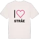Jag älskar Stråe t-shirt stort tryck