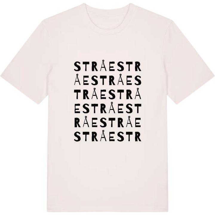 Stråe ordlek t-shirt – t-shirt från PinShirt