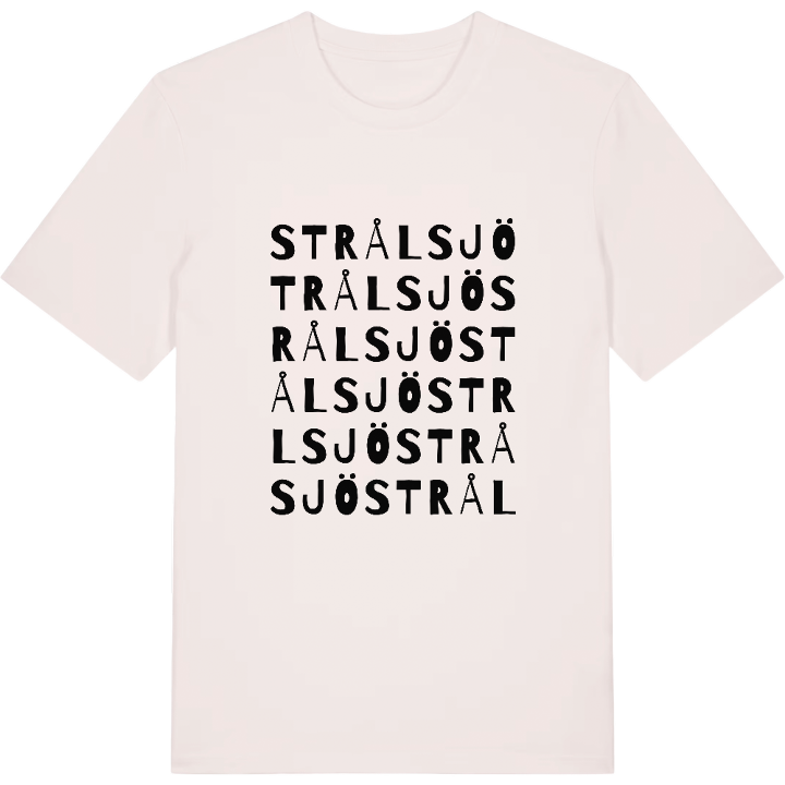 Strålsjö ordlek t-shirt – t-shirt från PinShirt