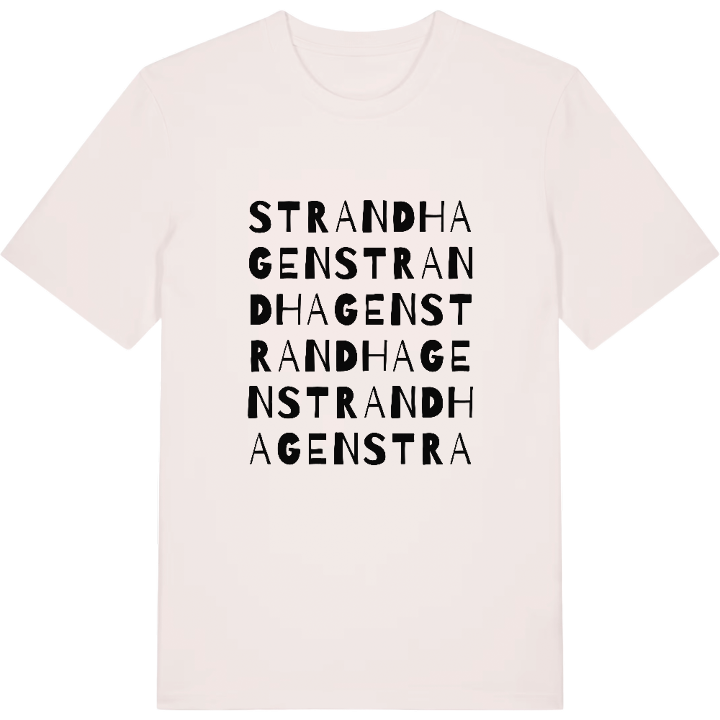 Strandhagen ordlek t-shirt – t-shirt från PinShirt