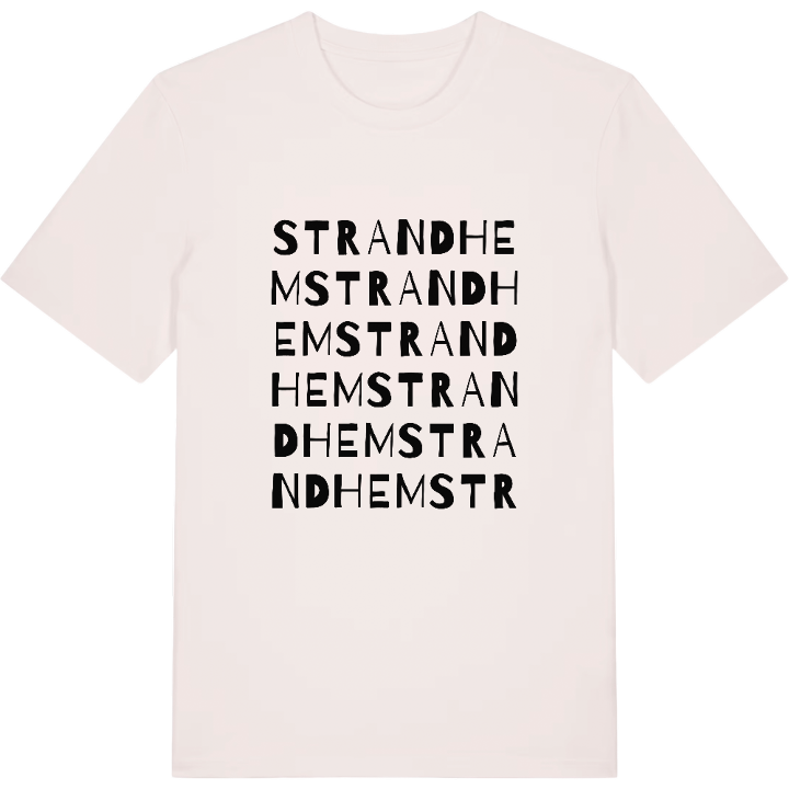 Strandhem ordlek t-shirt – t-shirt från PinShirt