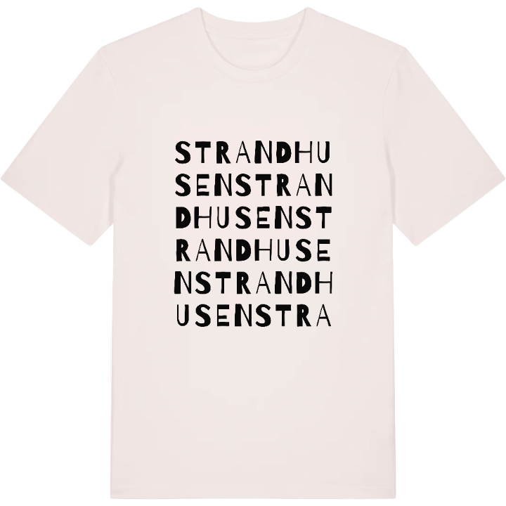 Strandhusen ordlek t-shirt – t-shirt från PinShirt