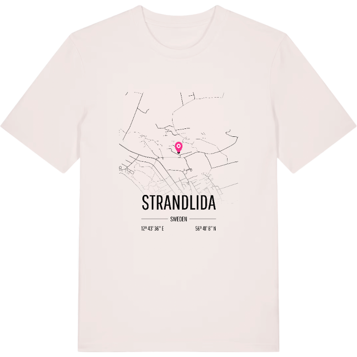 Strandlida karta t-shirt – t-shirt från PinShirt