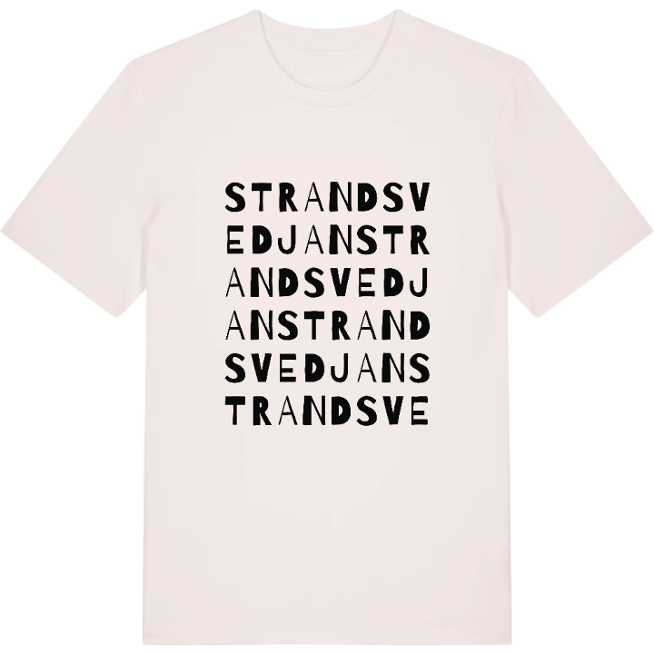 Strandsvedjan ordlek t-shirt – t-shirt från PinShirt