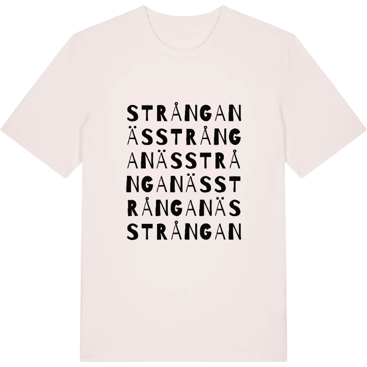 Strånganäs ordlek t-shirt – t-shirt från PinShirt