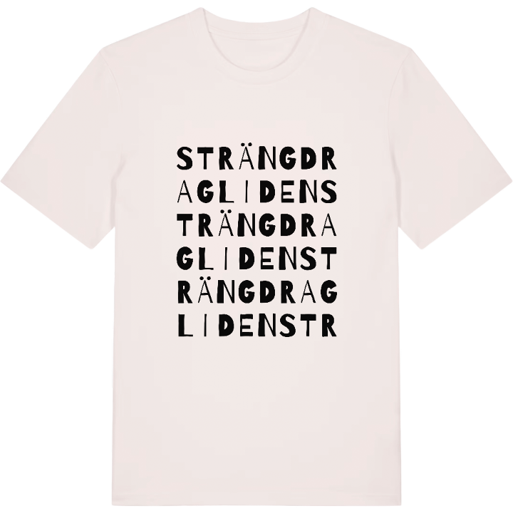Strängdragliden ordlek t-shirt – t-shirt från PinShirt