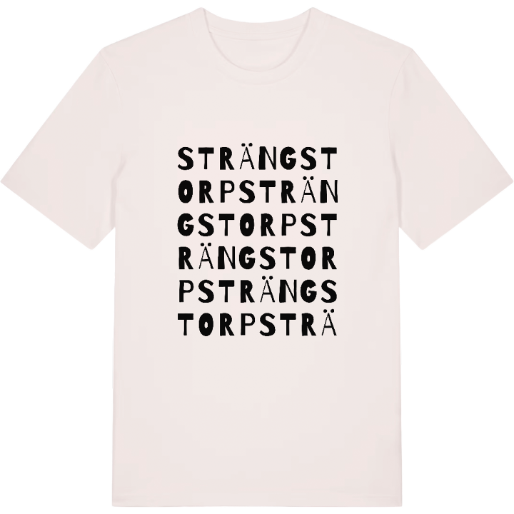 Strängstorp ordlek t-shirt – t-shirt från PinShirt