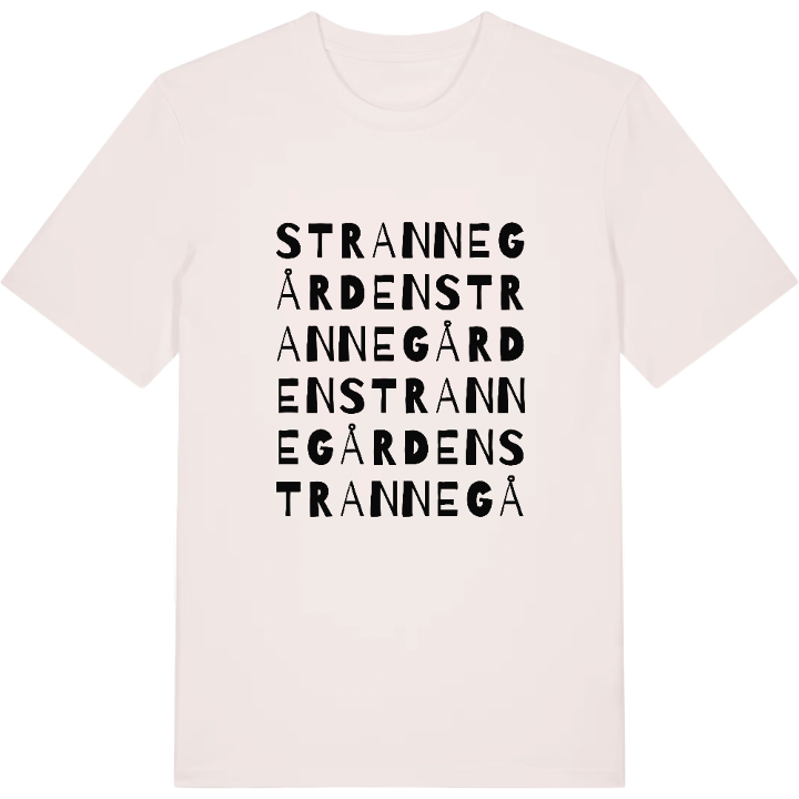 Strannegården ordlek t-shirt – t-shirt från PinShirt