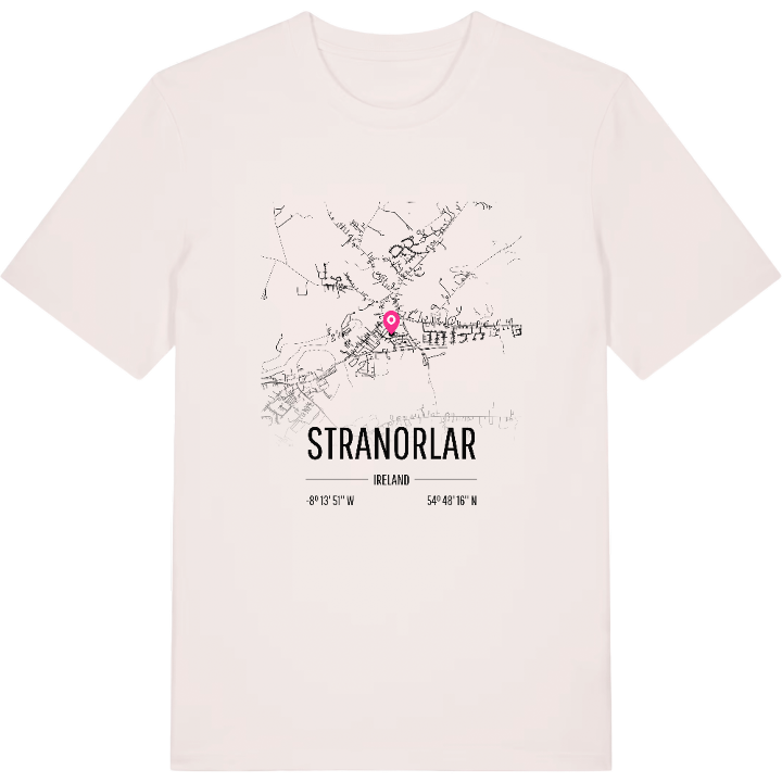 Stranorlar karta t-shirt – t-shirt från PinShirt