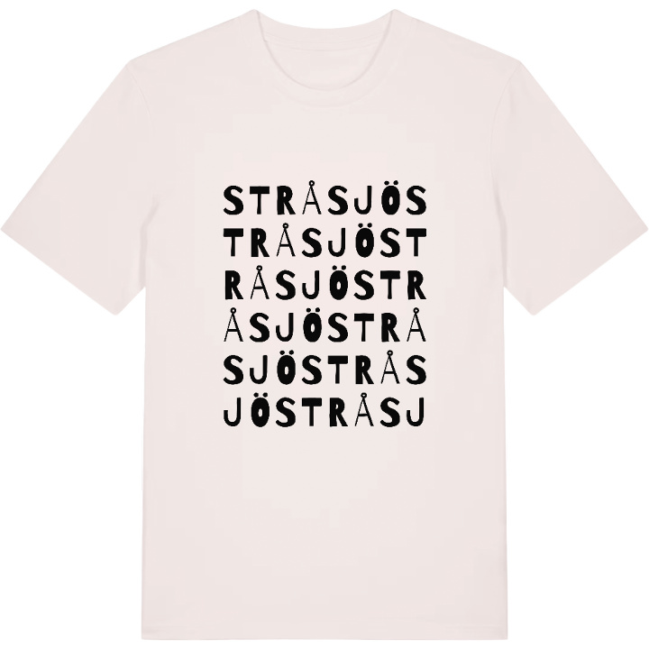 Stråsjö ordlek t-shirt – t-shirt från PinShirt