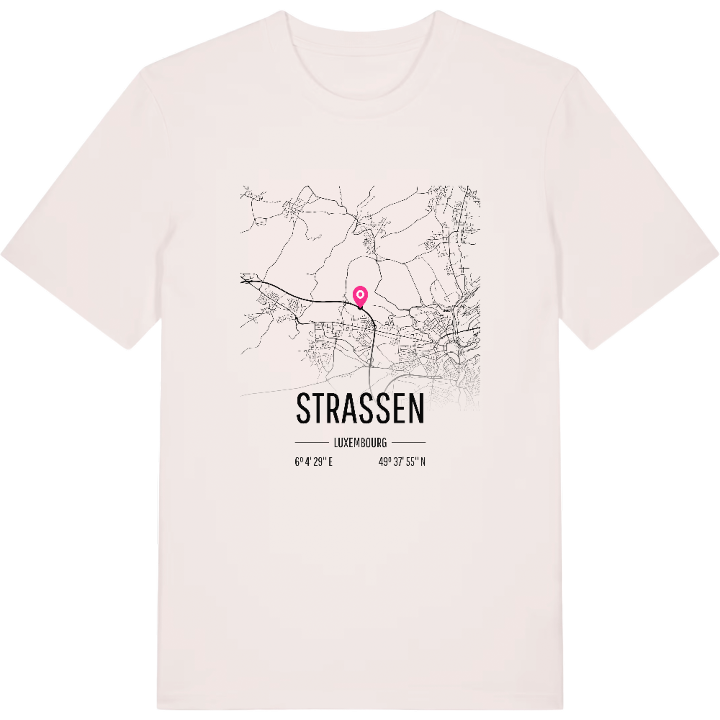 Strassen karta t-shirt – t-shirt från PinShirt