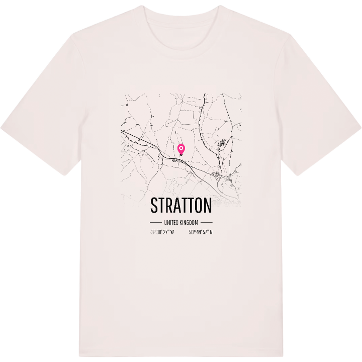 Stratton karta t-shirt – t-shirt från PinShirt