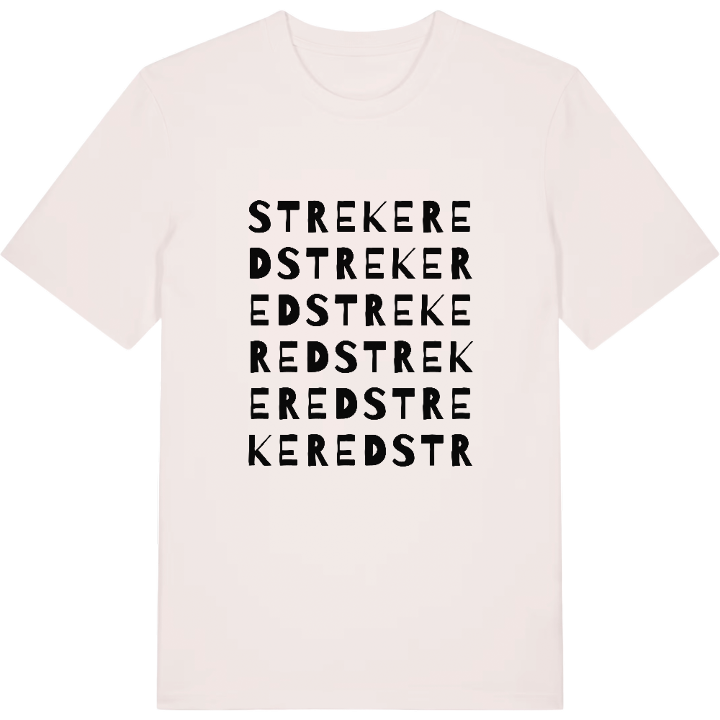Strekered ordlek t-shirt – t-shirt från PinShirt