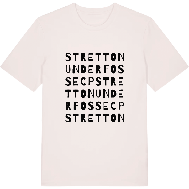 Stretton under Fosse CP ordlek t-shirt – t-shirt från PinShirt