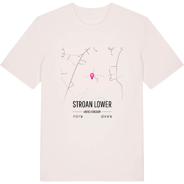 Stroan Lower karta t-shirt – t-shirt från PinShirt