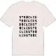 Ströcken ordlek t-shirt