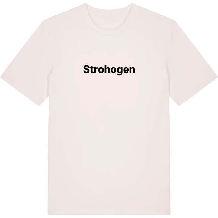 Strohogen fetstil t-shirt – t-shirt från PinShirt