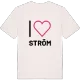 Jag älskar Ström t-shirt stort tryck