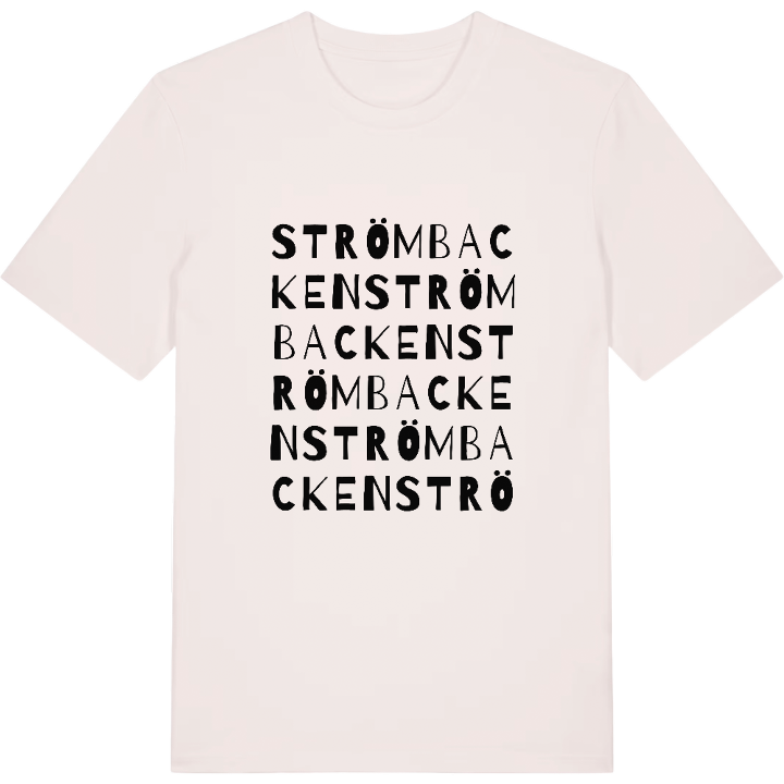Strömbacken ordlek t-shirt – t-shirt från PinShirt