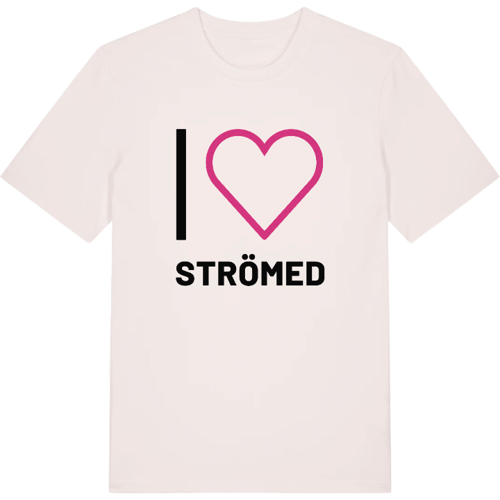 Jag älskar Strömed t-shirt stort tryck – t-shirt från PinShirt