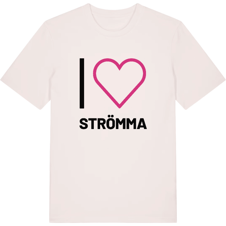 Jag älskar Strömma t-shirt stort tryck – t-shirt från PinShirt