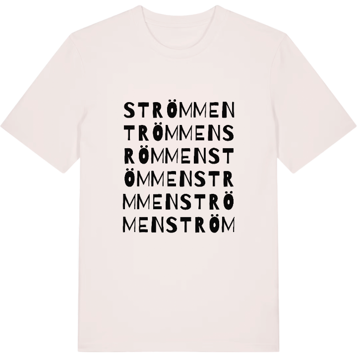 Strömmen ordlek t-shirt – t-shirt från PinShirt
