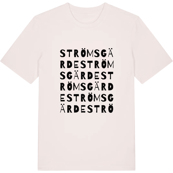 Strömsgärde ordlek t-shirt – t-shirt från PinShirt