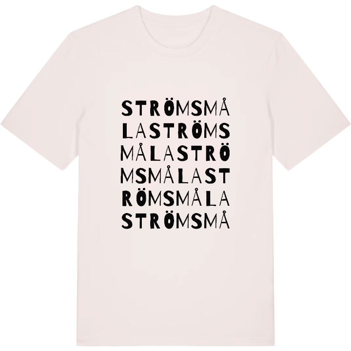 Strömsmåla ordlek t-shirt – t-shirt från PinShirt
