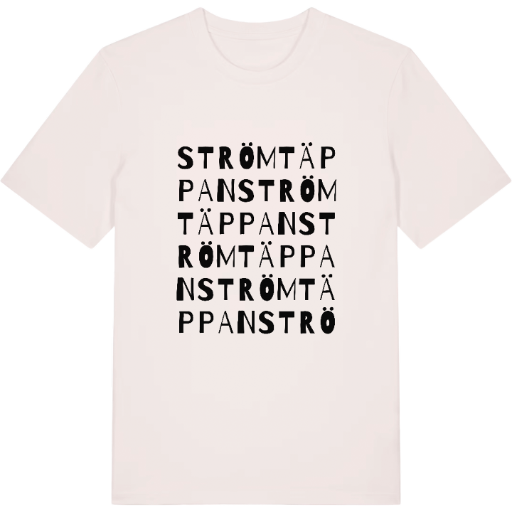 Strömtäppan ordlek t-shirt – t-shirt från PinShirt