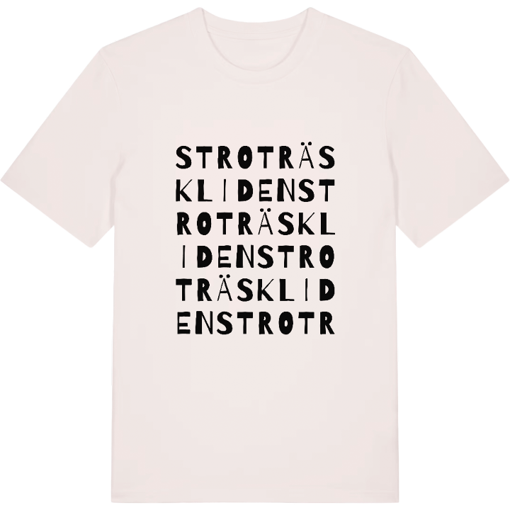 Stroträskliden ordlek t-shirt – t-shirt från PinShirt
