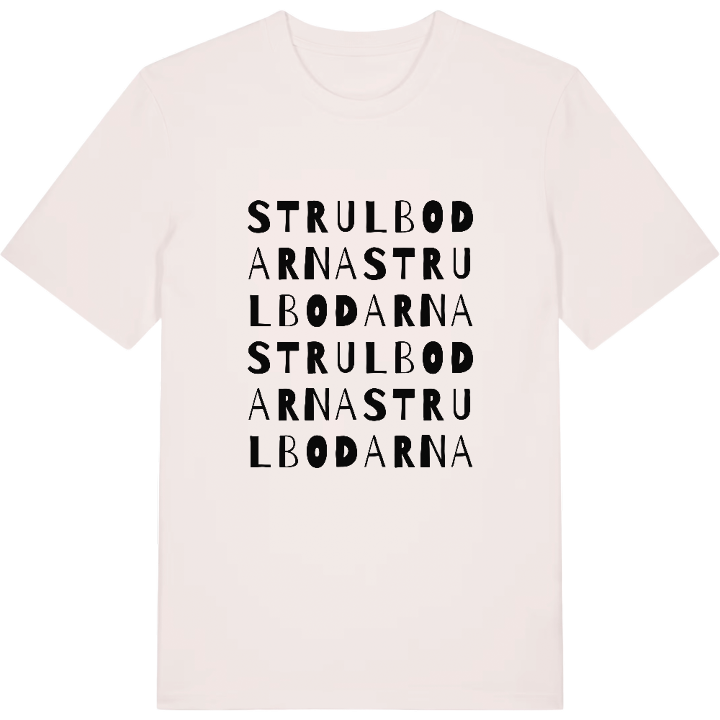 Strulbodarna ordlek t-shirt – t-shirt från PinShirt