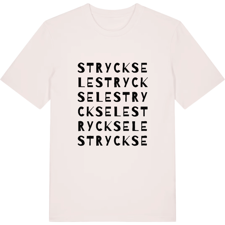 Strycksele ordlek t-shirt – t-shirt från PinShirt