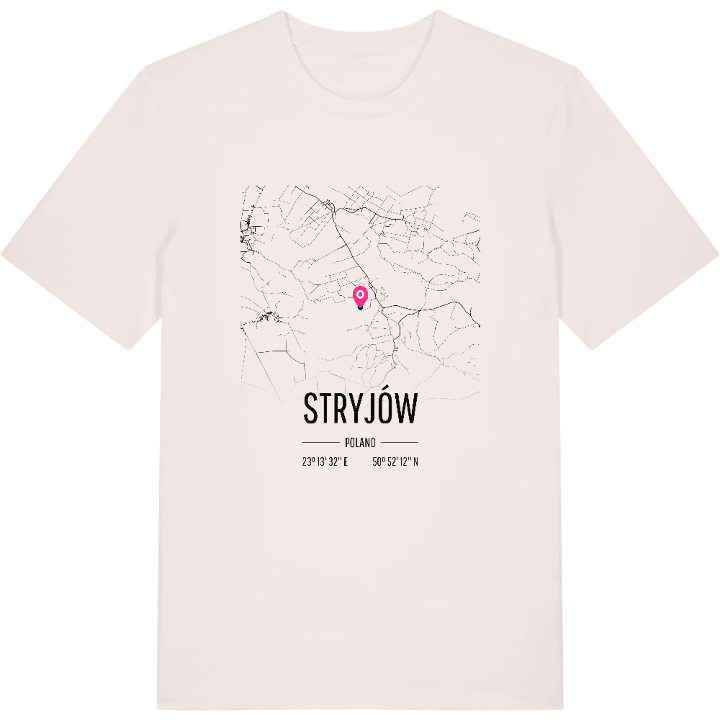 Stryjów karta t-shirt – t-shirt från PinShirt