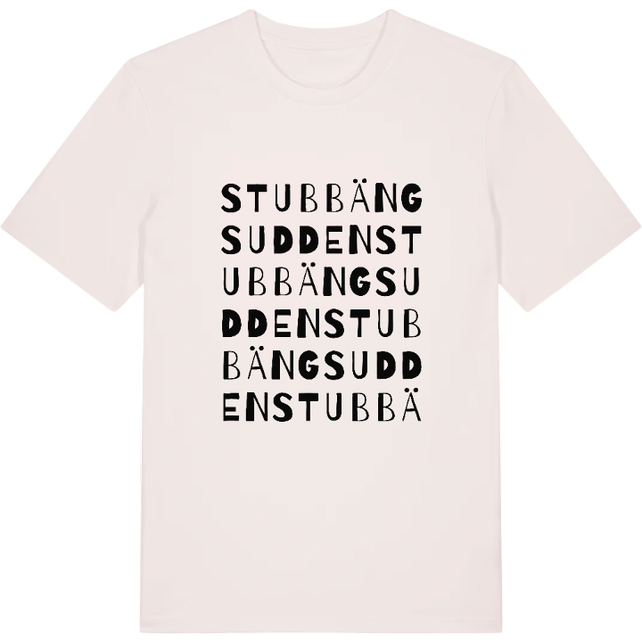 Stubbängsudden ordlek t-shirt – t-shirt från PinShirt