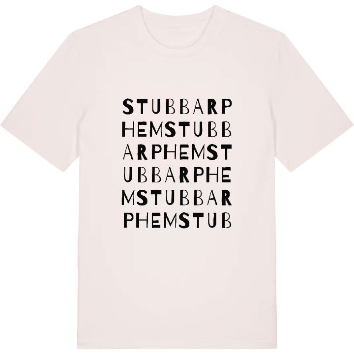Stubbarphem ordlek t-shirt – t-shirt från PinShirt