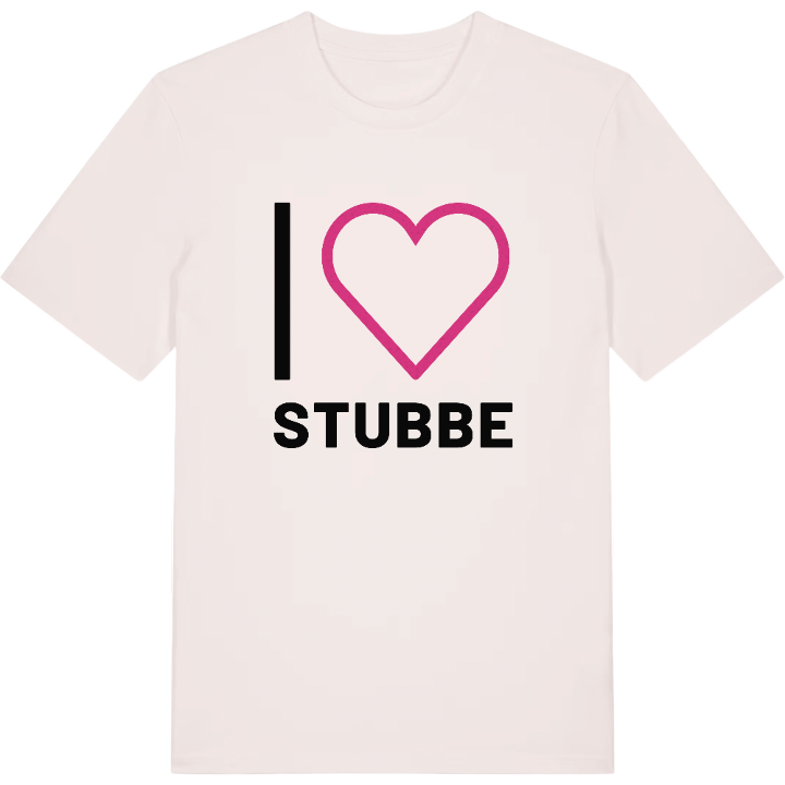 Jag älskar Stubbe t-shirt stort tryck – t-shirt från PinShirt