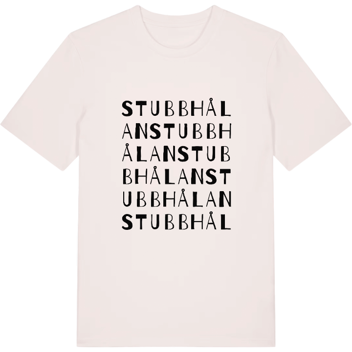 Stubbhålan ordlek t-shirt – t-shirt från PinShirt