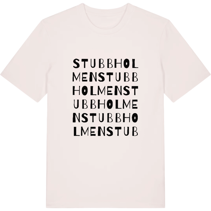 Stubbholmen ordlek t-shirt – t-shirt från PinShirt