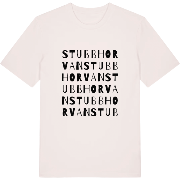 Stubbhorvan ordlek t-shirt – t-shirt från PinShirt