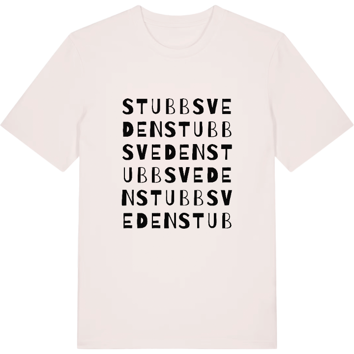 Stubbsveden ordlek t-shirt – t-shirt från PinShirt