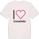 Jag älskar Studseröd t-shirt stort tryck