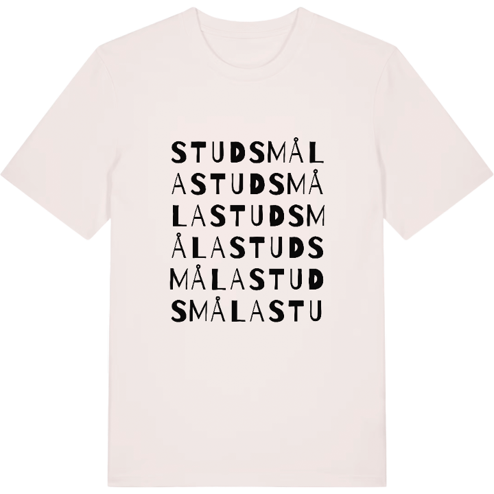 Studsmåla ordlek t-shirt – t-shirt från PinShirt
