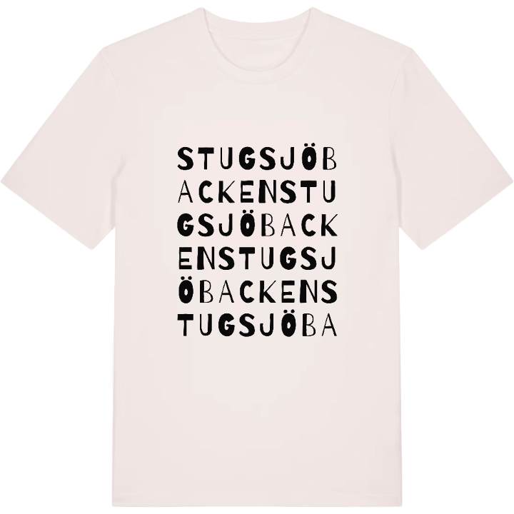 Stugsjöbacken ordlek t-shirt – t-shirt från PinShirt