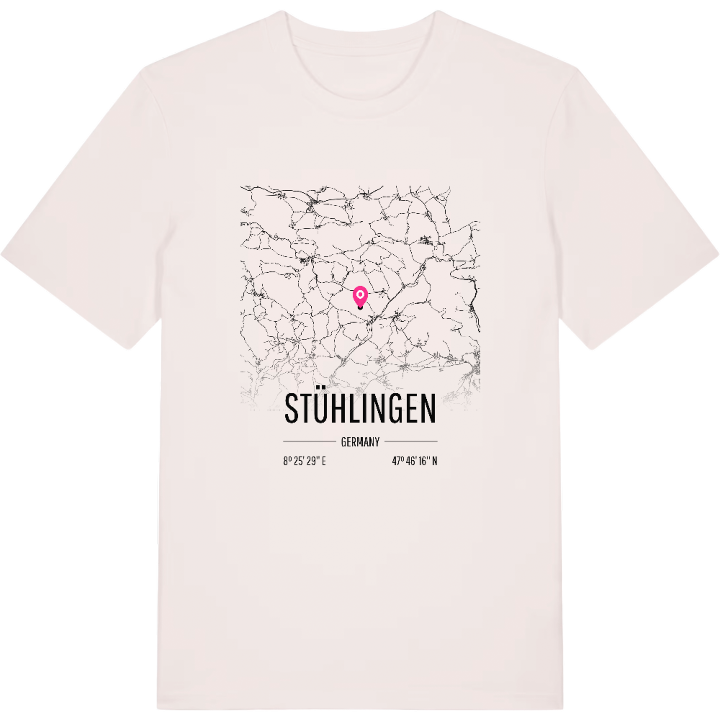 Stühlingen karta t-shirt – t-shirt från PinShirt