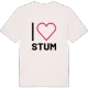 Jag älskar Stum t-shirt stort tryck