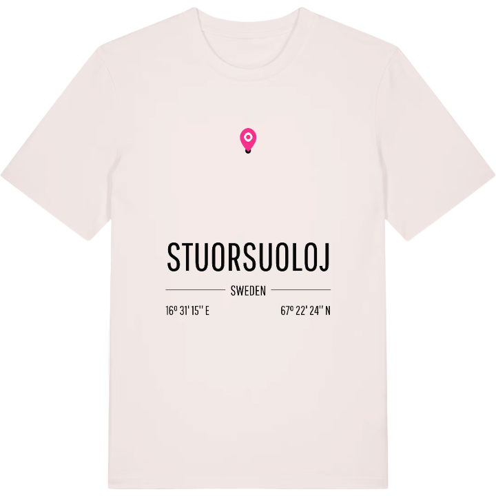 Stuorsuoloj karta t-shirt – t-shirt från PinShirt