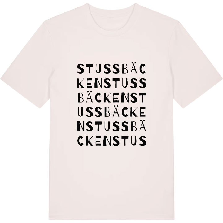 Stussbäcken ordlek t-shirt – t-shirt från PinShirt